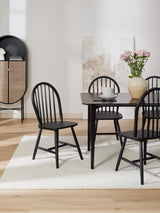 Vilma Ahşap Sandalye Siyah