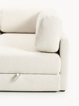 Voys Bazalı Köşe Koltuk Kırık Beyaz Şönil