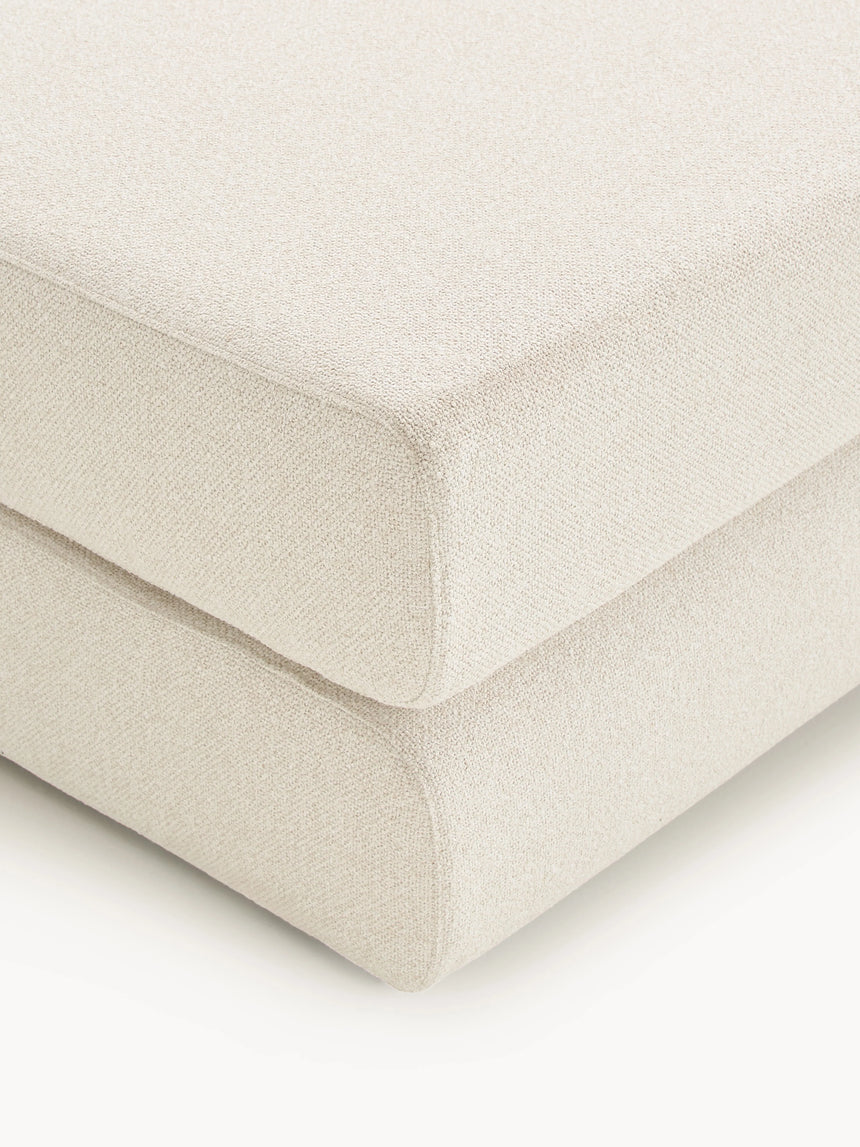 Voys Bazalı Köşe Koltuk Kırık Beyaz Şönil