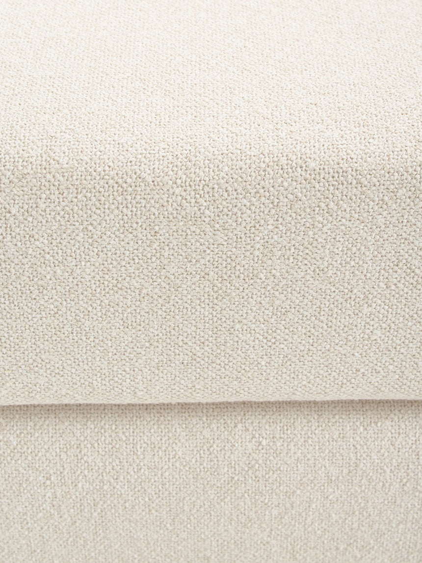 Voys Bazalı Köşe Koltuk Kırık Beyaz Şönil