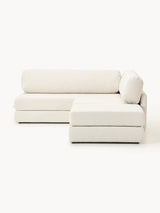 Voys Bazalı Köşe Koltuk Kırık Beyaz Şönil