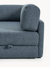 Voys Bazalı Köşe Koltuk Mavi Şönil