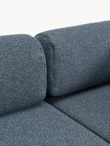 Voys Bazalı Köşe Koltuk Mavi Şönil