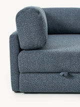 Voys Bazalı Köşe Koltuk Mavi Şönil