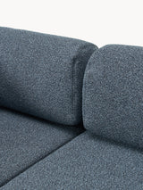 Voys Bazalı Köşe Koltuk Mavi Şönil