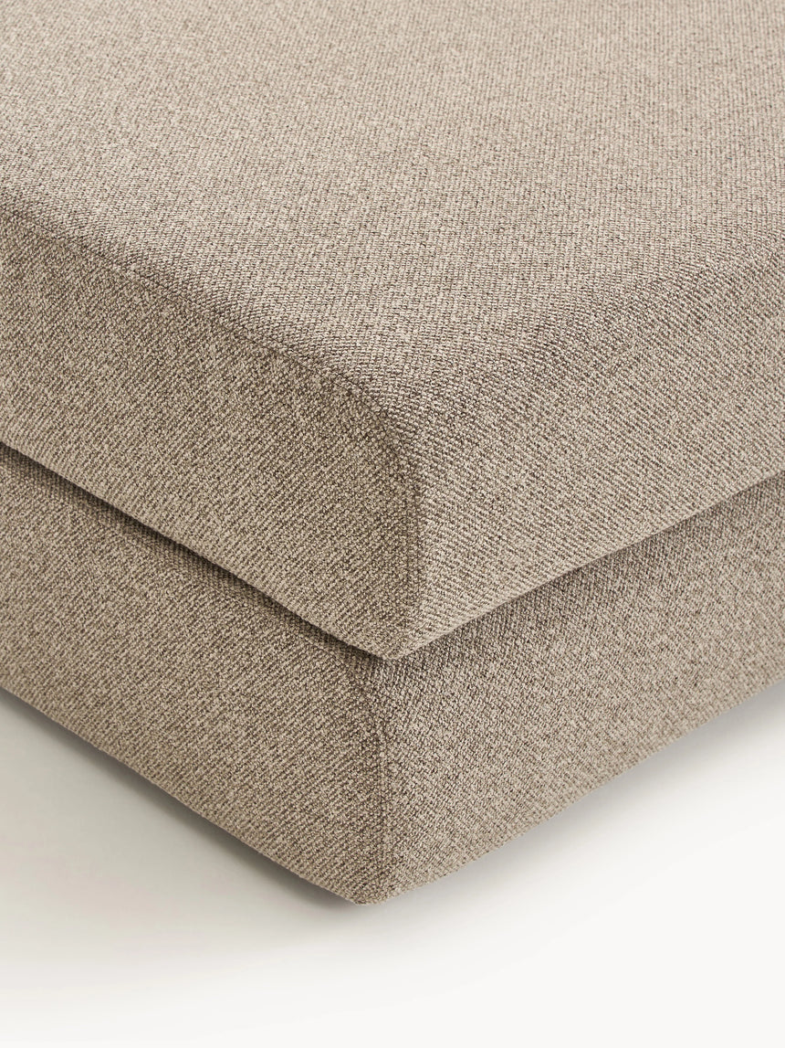 Voys Bazalı Köşe Koltuk Sütlü Kahve Şönil