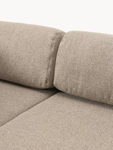 Voys Bazalı Köşe Koltuk Sütlü Kahve Şönil