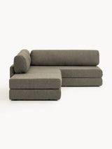 Voys Bazalı Köşe Koltuk Yeşil Şönil