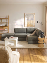 Voys Bazalı Köşe Koltuk Yeşil Şönil