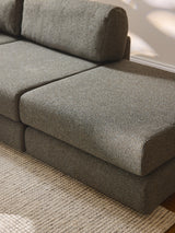 Voys Bazalı Köşe Koltuk Yeşil Şönil