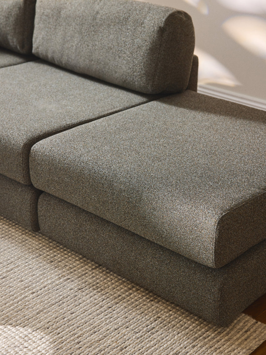 Voys Bazalı Köşe Koltuk Yeşil Şönil