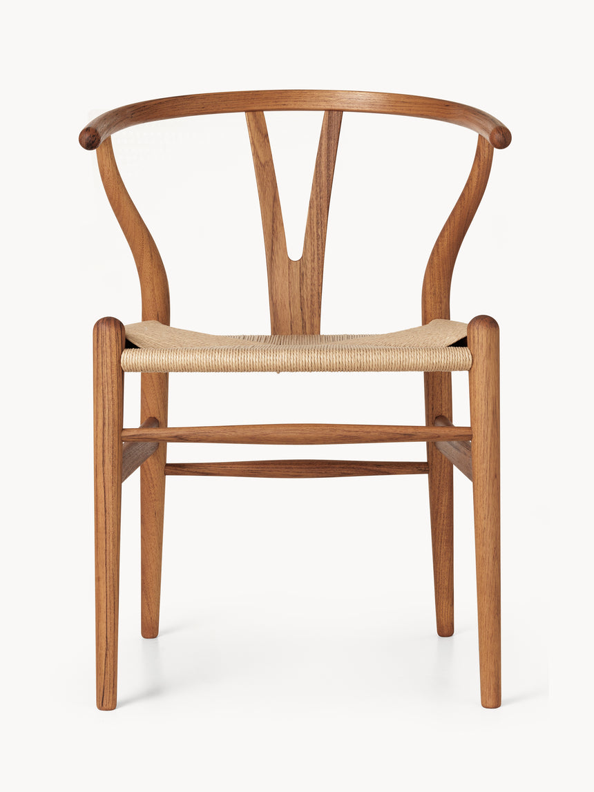 Wishbone Hasır İşlemeli Ahşap Sandalye Meşe