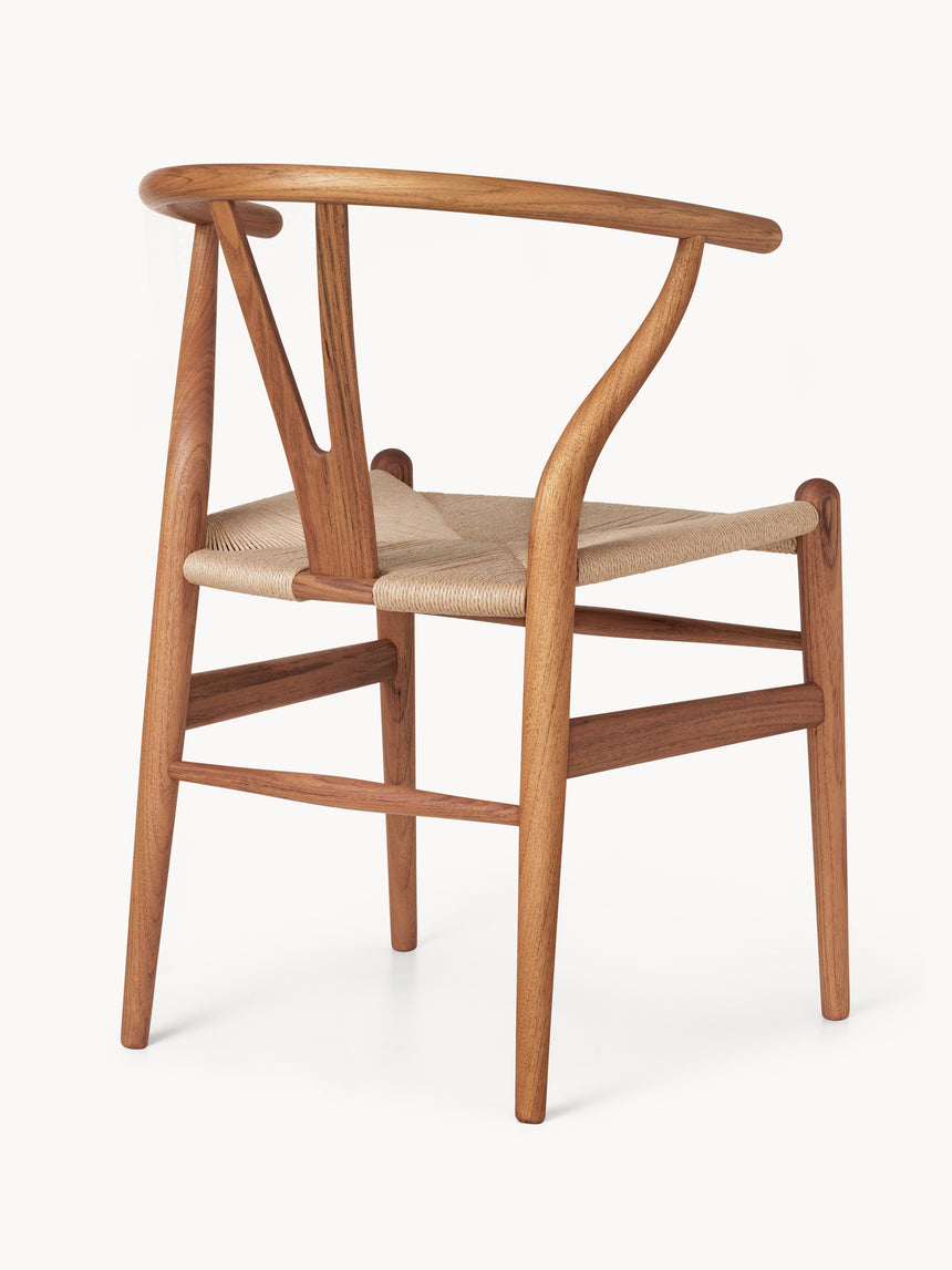 Wishbone Hasır İşlemeli Ahşap Sandalye Meşe