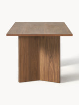 Yay Dikdörtgen Ahşap Yemek Masası Ceviz