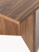 Yay Dikdörtgen Ahşap Yemek Masası Ceviz