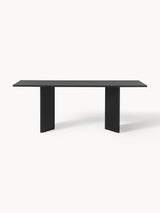 Yay Dikdörtgen Ahşap Yemek Masası Siyah