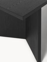 Yay Dikdörtgen Ahşap Yemek Masası Siyah