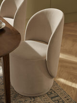 Zafira Kumaş Sandalye Bej