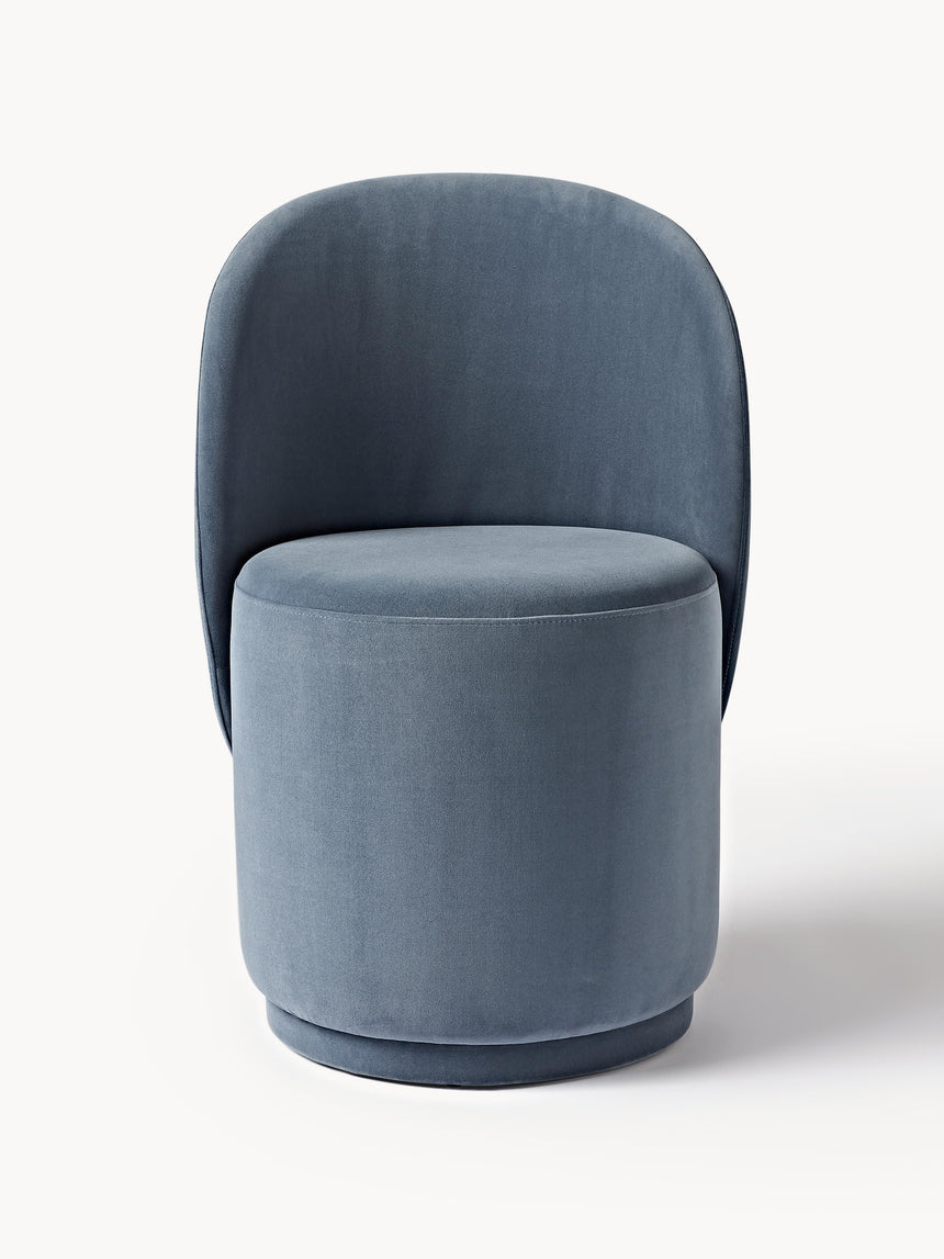 Zafira Kumaş Sandalye Gri Mavi